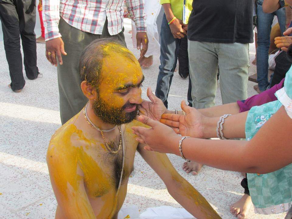 हल्दी — दीक्षा पूर्व